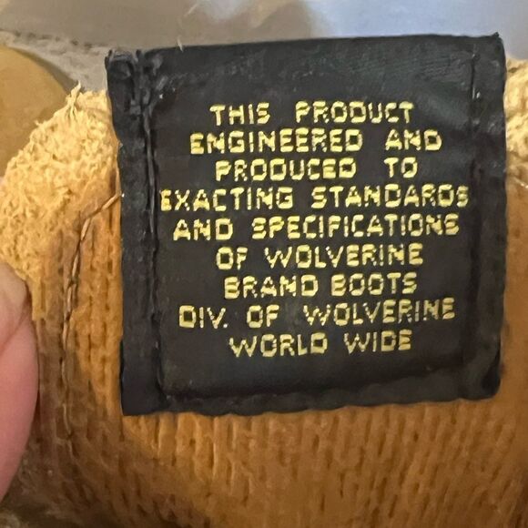 New Wolverine Wheat Gold Soft Toe Work Field Boots US 6.5 M Womens 7.5 - Picture 6 of 7